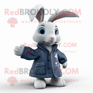 Navy Rabbit maskot drakt...