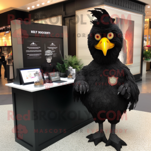 Black Chicken mascotte...