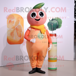 Peach Soda Can maskot drakt...