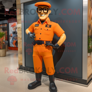 Oranje Gi Joe mascotte...