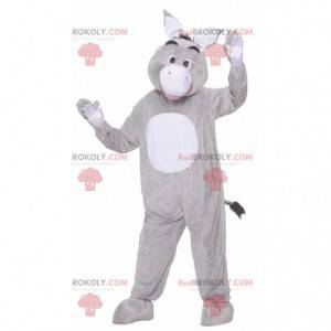 Grijze en witte Eeyore ezel mascotte - Redbrokoly.com
