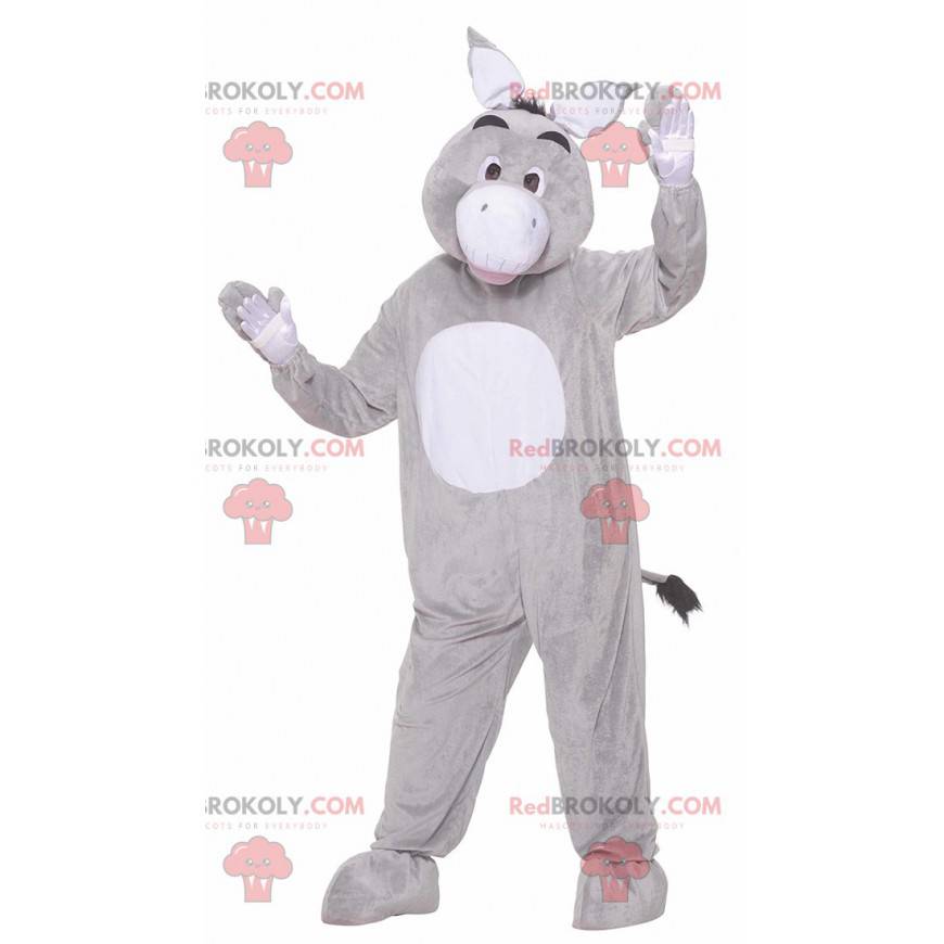 Graues und weißes Eeyore Esel Maskottchen - Redbrokoly.com Graues und weißes Eeyore Esel Maskottchen - Redbrokoly.com