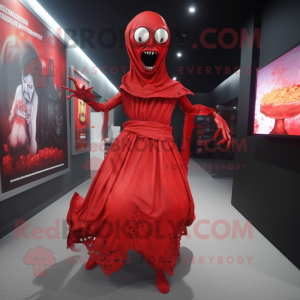 Red Undead mascotte kostuum...