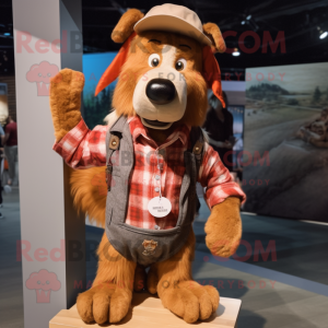 Rust Dog mascotte kostuum...