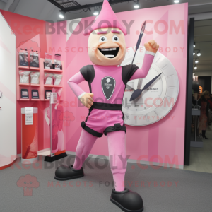 Pink Knife Thrower mascotte...