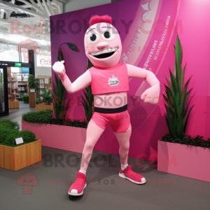 Pink Knife Thrower mascotte...