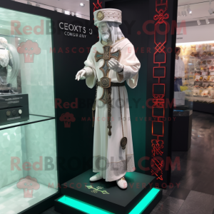 Hvid Celtic Cross maskot...