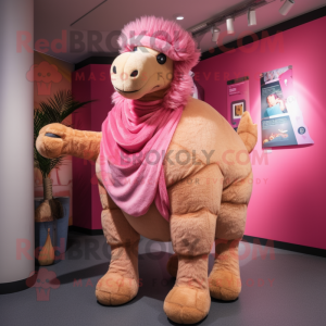 Pink Camel mascotte kostuum...