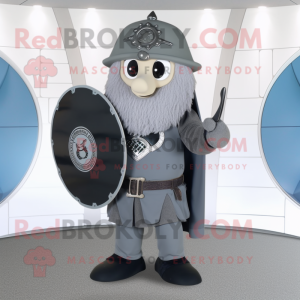 Grauer Maskottchen Kostüm...