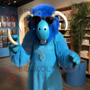 Blue Mammoth mascotte...