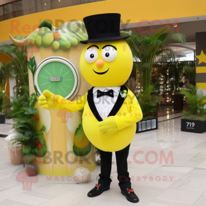 Citrongul Vandmelon maskot...