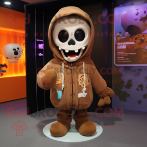 Brown Skull mascotte...