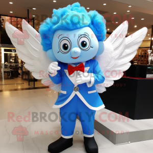 Himmelblå Amor maskot...