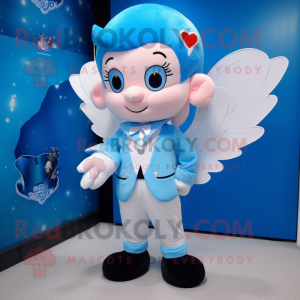 Sky Blue Cupido mascotte...