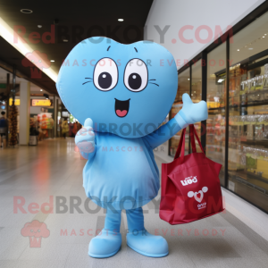 Sky Blue Heart mascotte...