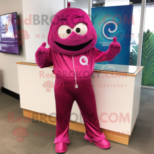 Magenta verlovingsring...