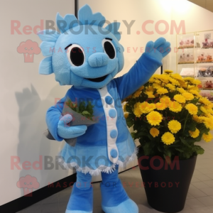 Postava maskota Sky Blue...