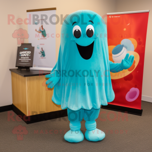Turquoise Ghost mascotte...