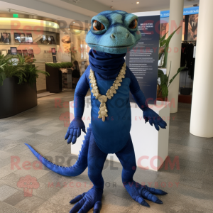 Navy Geckos maskot drakt...