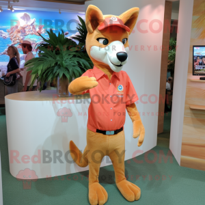 Peach Dingo mascotte...