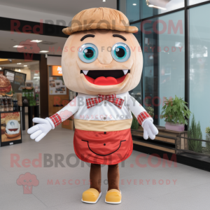  Hamburger mascotte kostuum...