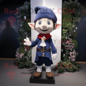 Navy Elf maskot kostume...