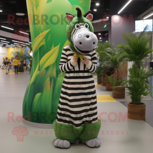 Olive Zebra mascotte...