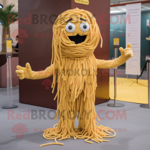 Gull Spaghetti maskot drakt...