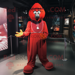 Red Juggle mascotte kostuum...