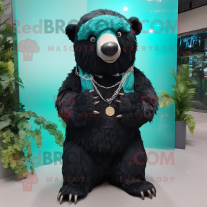 Teal Sloth Bear mascotte...