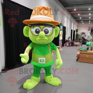 Limegrønn Leprechaun Hat...