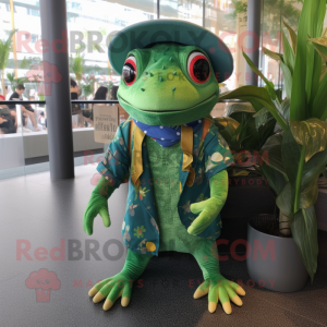 Green Geckos mascotte...