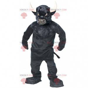 Zeer indrukwekkende mascotte zwarte stierbuffel - Redbrokoly.com