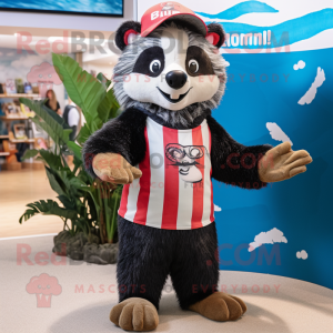  Badger maskot drakt...