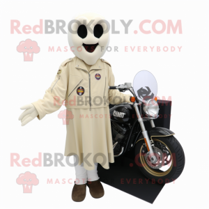 Cream Ghost maskot kostume...