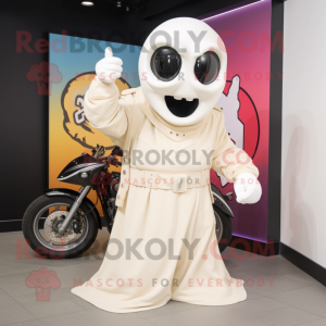 Cream Ghost maskot kostume...