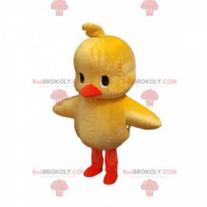 Meget sød gul chick maskot. Kylling kostume - Redbrokoly.com