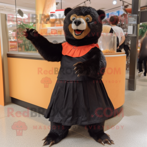 Rost glasögon björn maskot...