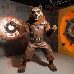 Rust Wolf mascotte kostuum...
