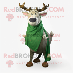 Green Elk mascotte kostuum...