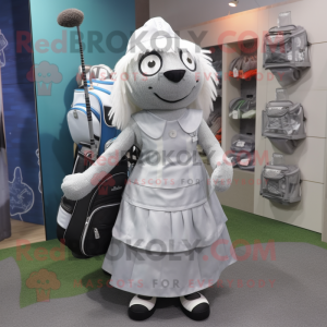 Silver Golf Bag maskot...