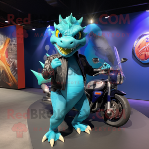 Cyan Dragon mascotte...