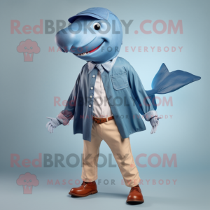 Rust Blue Whale maskot...