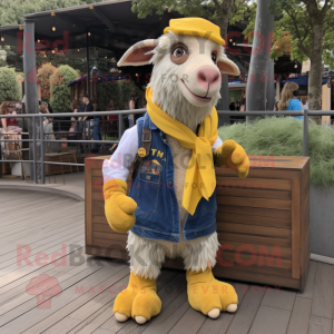 Gul Boer Goat maskot...