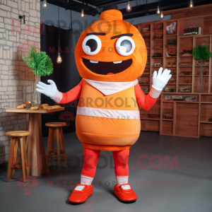 Orange Burgers maskot...