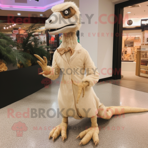 Beigefarbener Velociraptor...