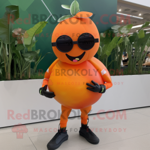 Peach Squash maskot kostume...