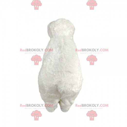 Mascote do urso polar muito bonito. Fantasia de urso polar -