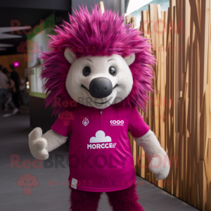 Magenta Porcupine mascotte...