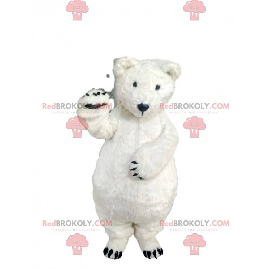 Very cute polar bear mascot. Polar bear costume - Redbrokoly.com